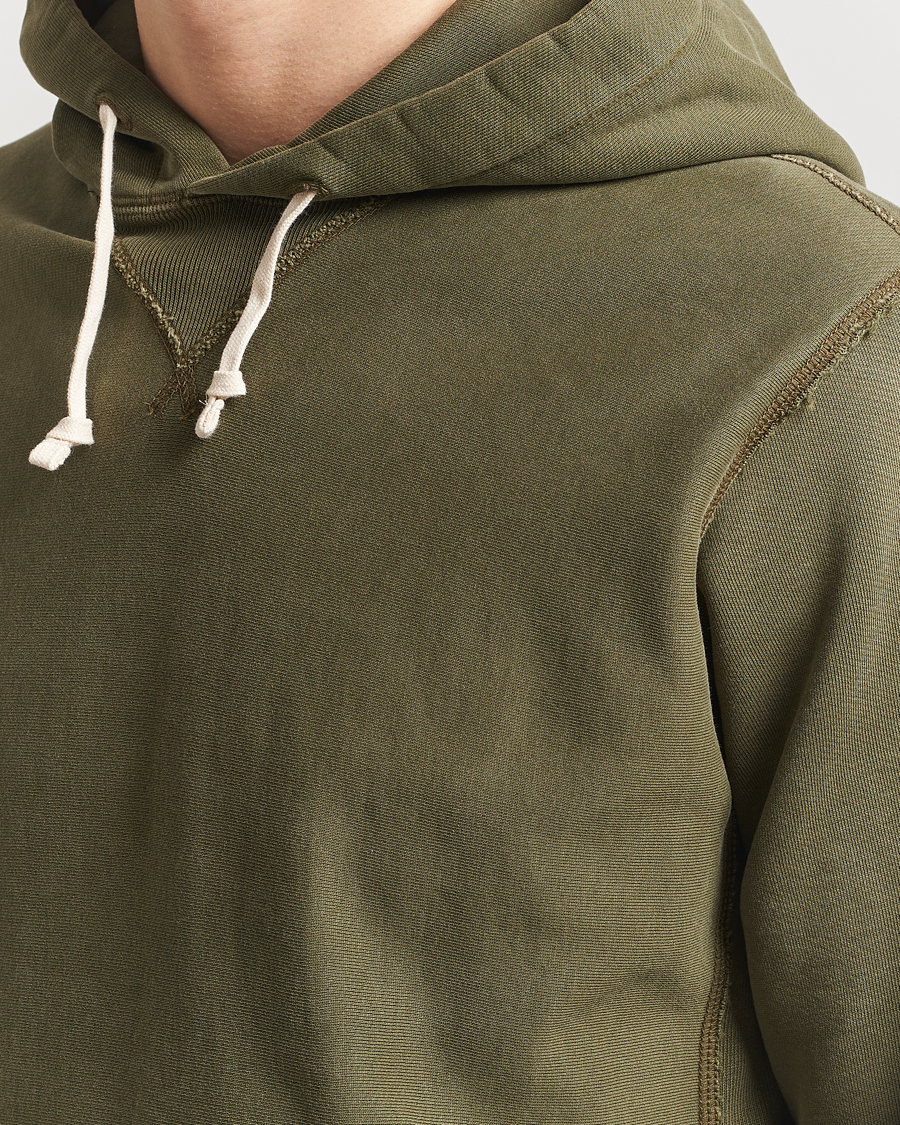 Herre | Gensere | RRL | Hooded Sweatshirt Olive