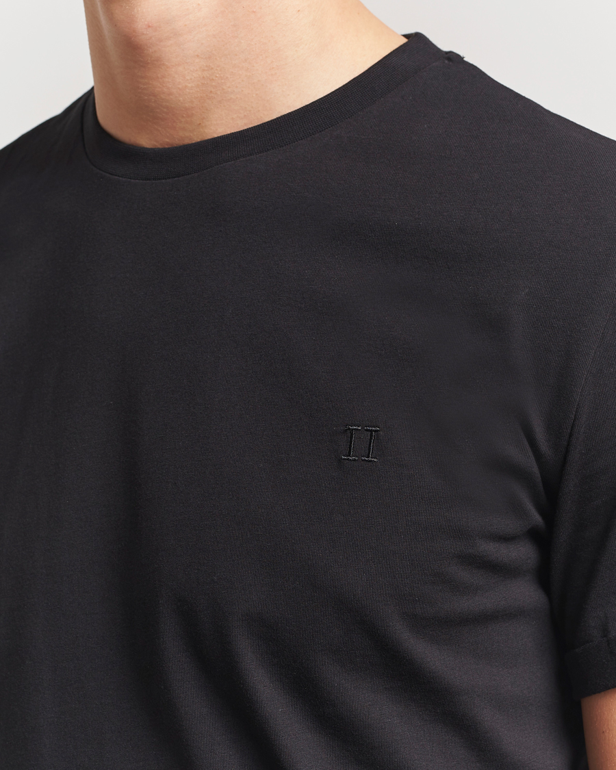 Herre | T-Shirts | LES DEUX | Nørregaard Tonal T-Shirt Black