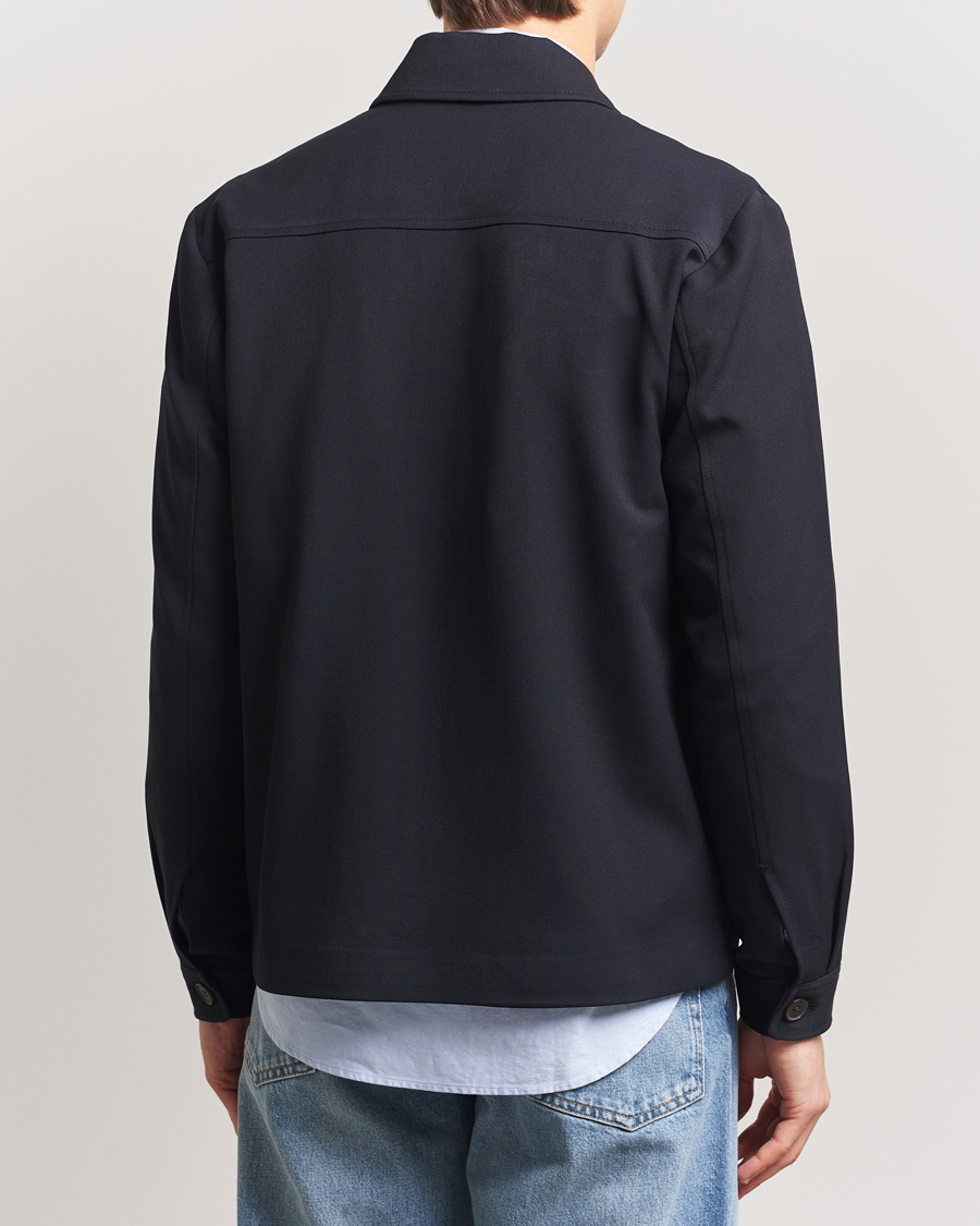 Herre | Skjorter | LES DEUX | Marsielle Hybrid Jacket Dark Navy
