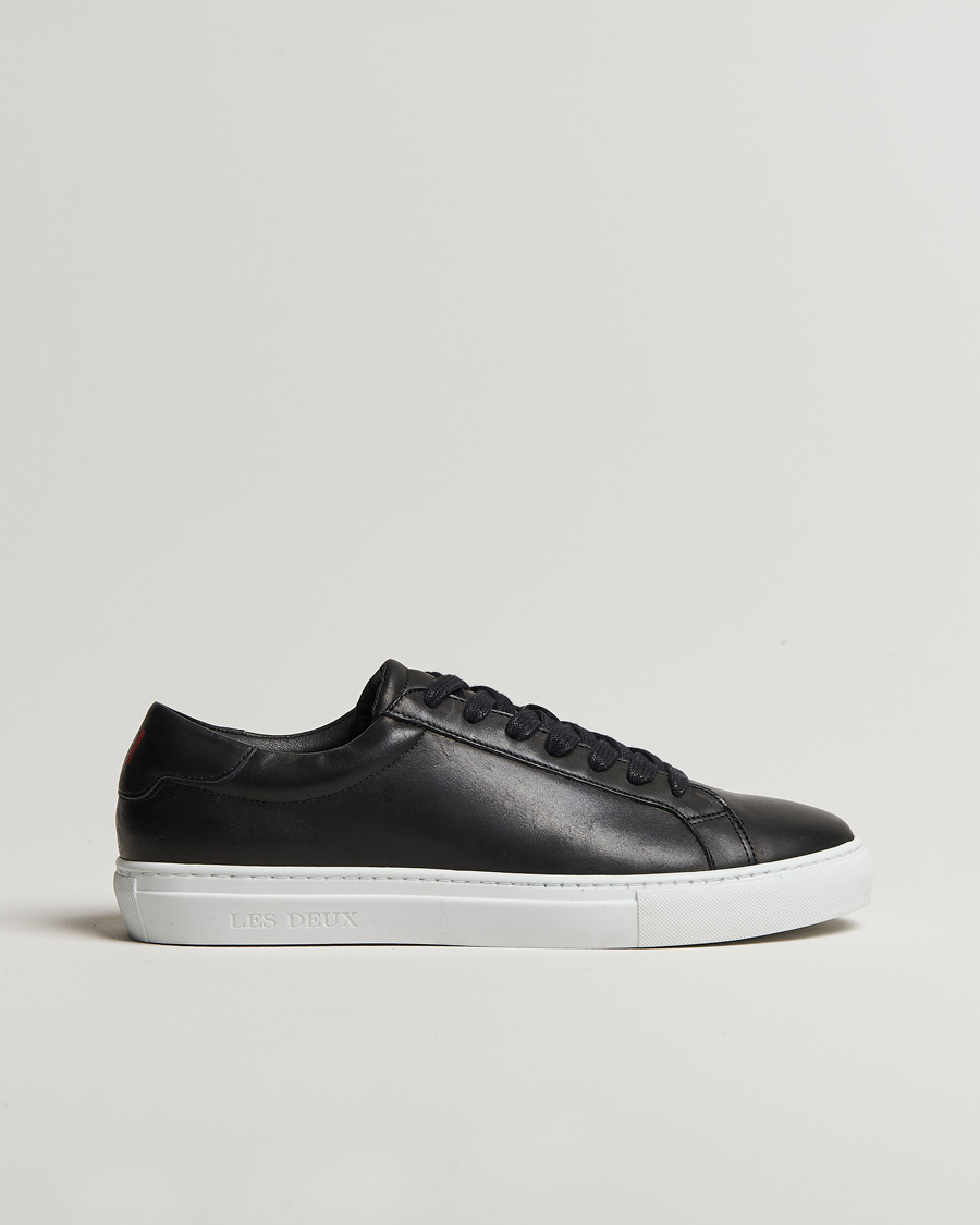 Herre | Sneakers | LES DEUX | Theodor Leather Sneakers Black