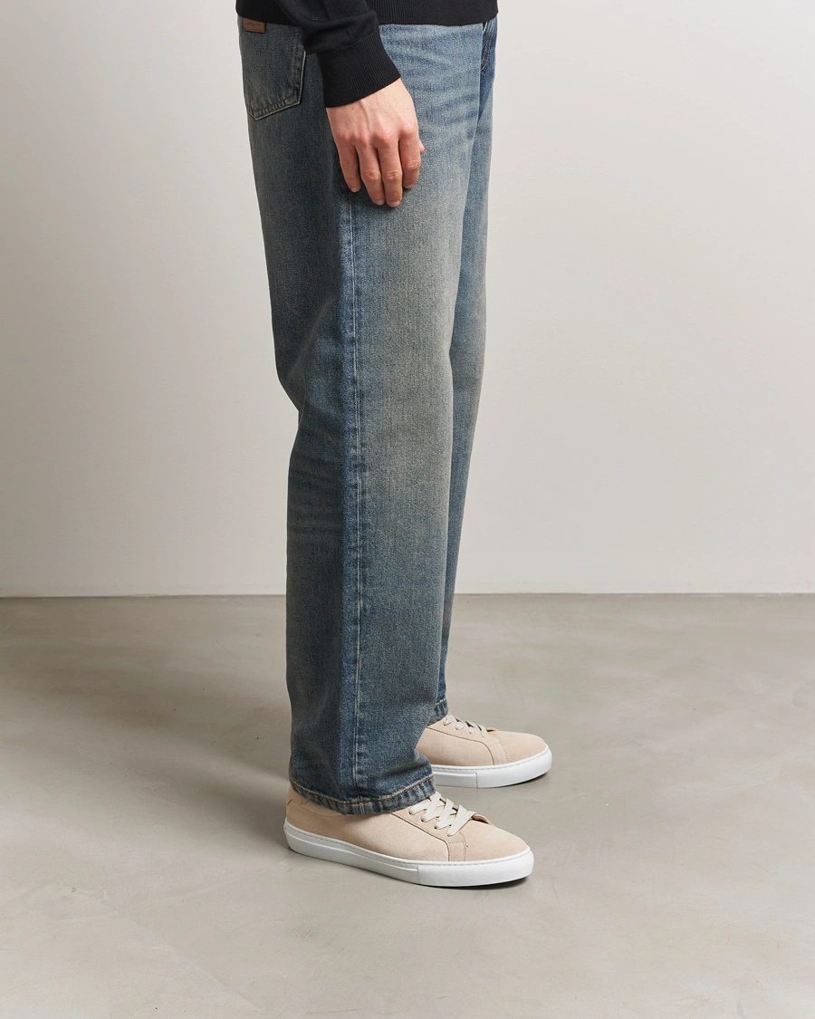 Herre | Sneakers | LES DEUX | Theodor Suede Sneakers Ivory