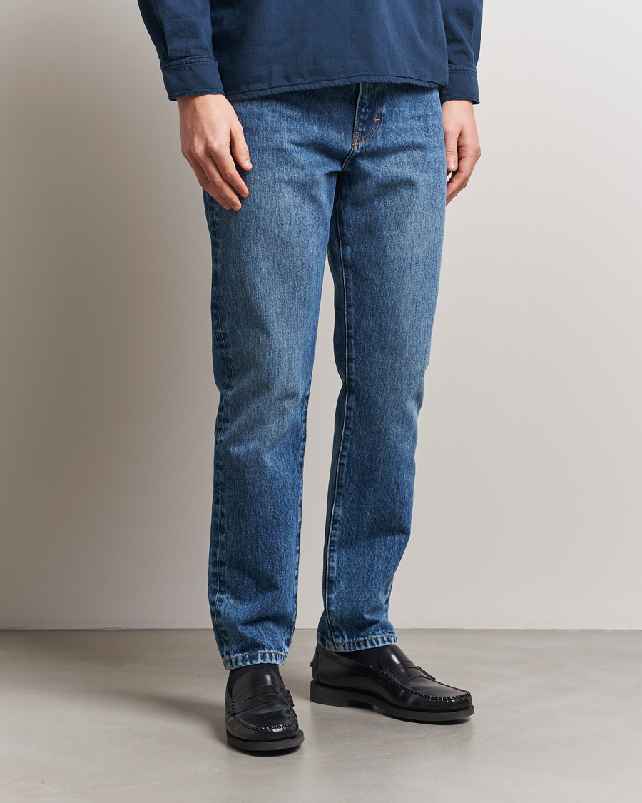 Herre | Jeans | Jeanerica | TM005 Tapered Jeans Ring Spun Mid Blue