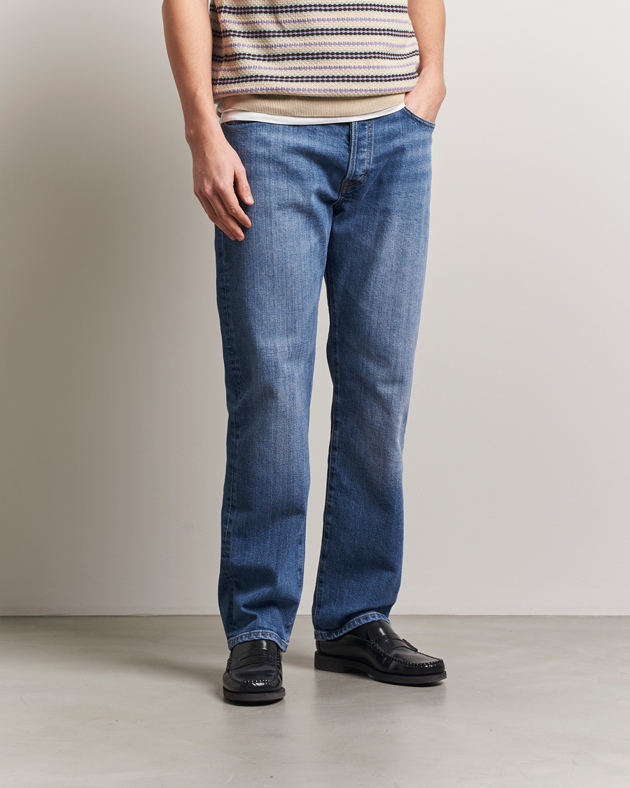 Herre | Jeans | Jeanerica | CM002 Classic Jeans Ring Spun Mid Blue
