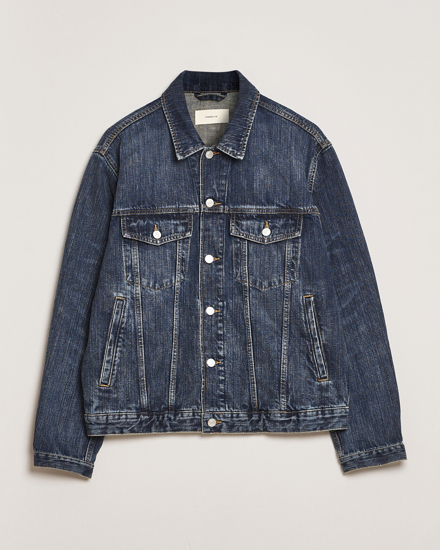 Herre | Jakker | Jeanerica | Joe Denim Jacket Dark Blue Righe