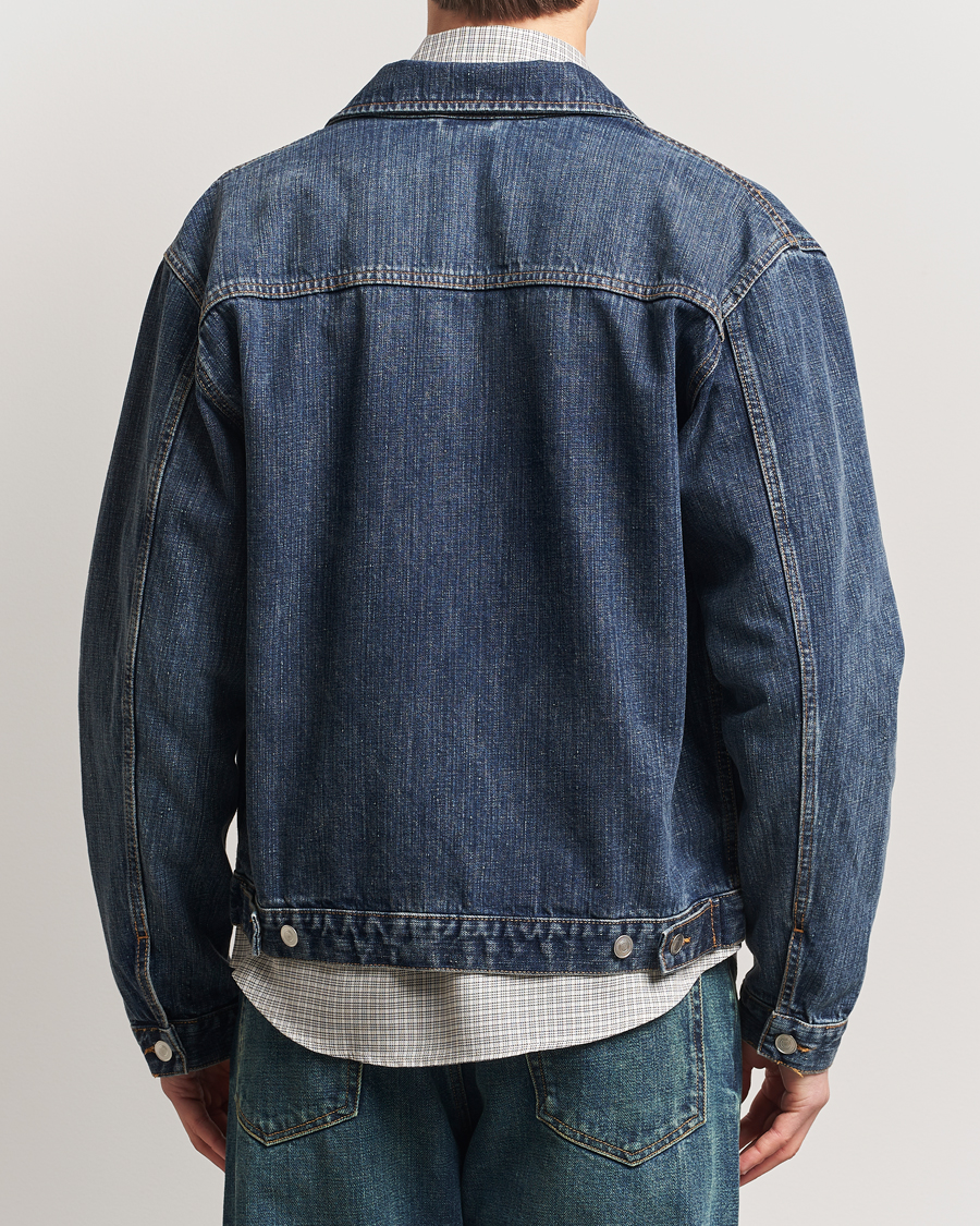 Herre | Jakker | Jeanerica | Joe Denim Jacket Dark Blue Righe
