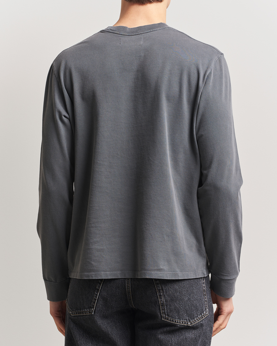 Herre | T-Shirts | Jeanerica | Clement Crew Neck Sweatshirt Washed Black