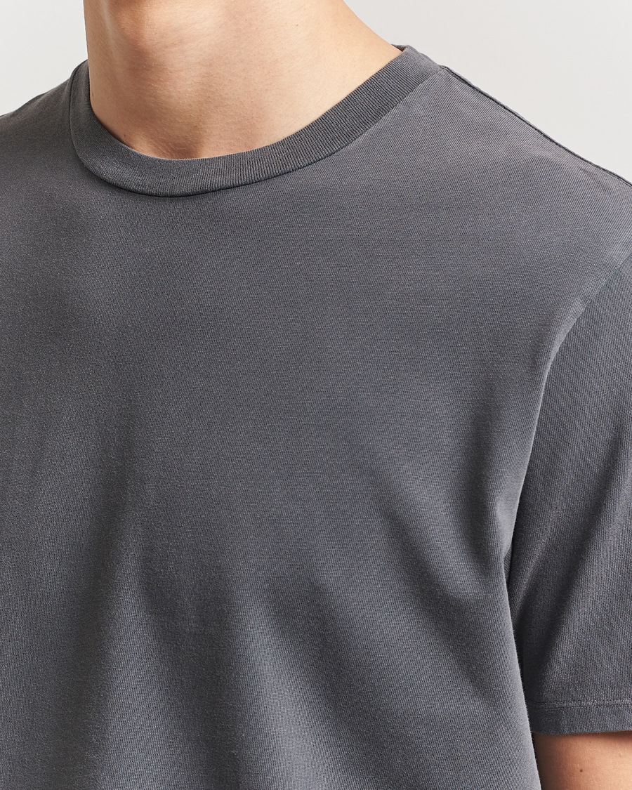 Herre | T-Shirts | Jeanerica | Delon Crew Neck T-Shirt Washed Black