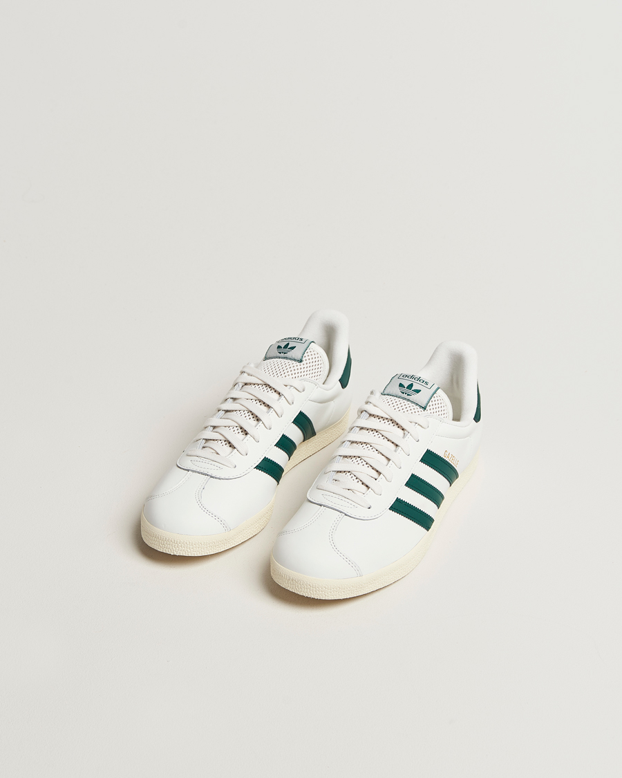 Herre | Sneakers | adidas Originals | Gazelle Leather Sneaker White/Green