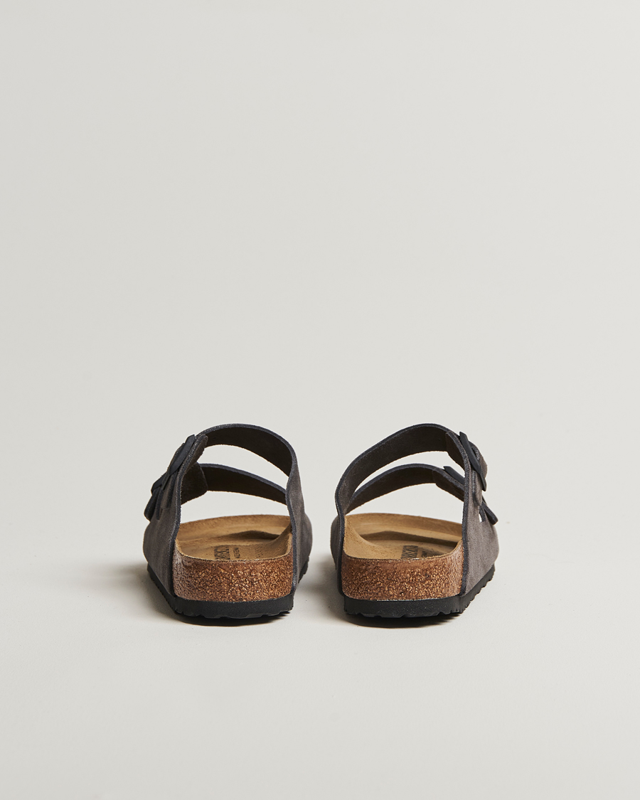 Herre | Sandaler og tøfler | BIRKENSTOCK | Arizona Classic Footbed Velvet Grey Suede
