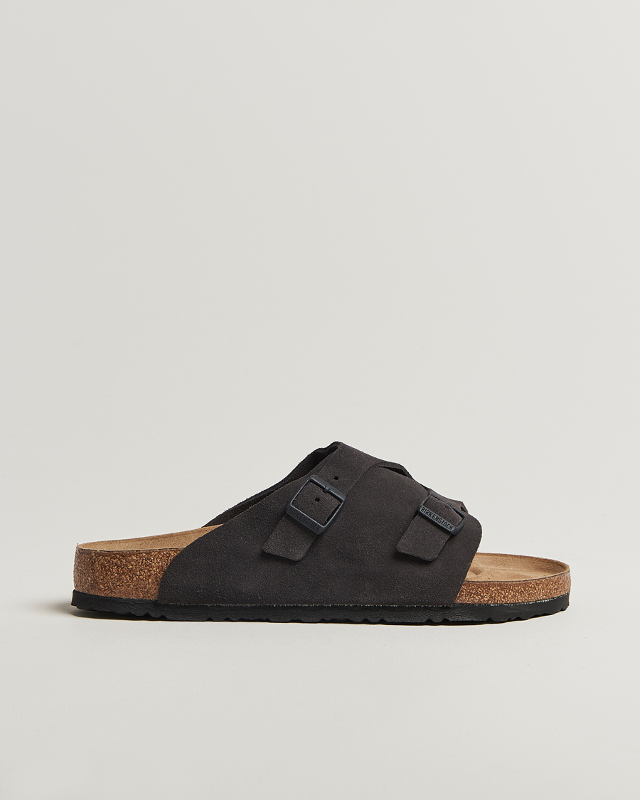 Herre | Sandaler og tøfler | BIRKENSTOCK | Zürich Velvet Grey Suede