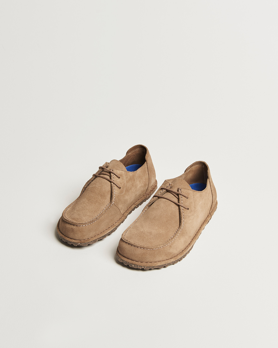 Herre | Loafers | BIRKENSTOCK | Utti Lace Suede Loafer Gray Taupe