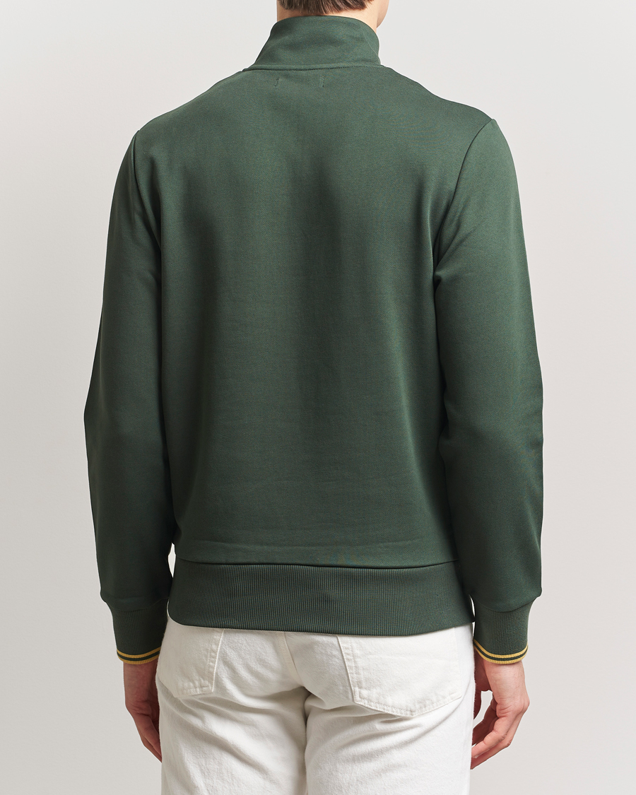Herre | Gensere | Fred Perry | Half Zip Sweatshirt Court Green