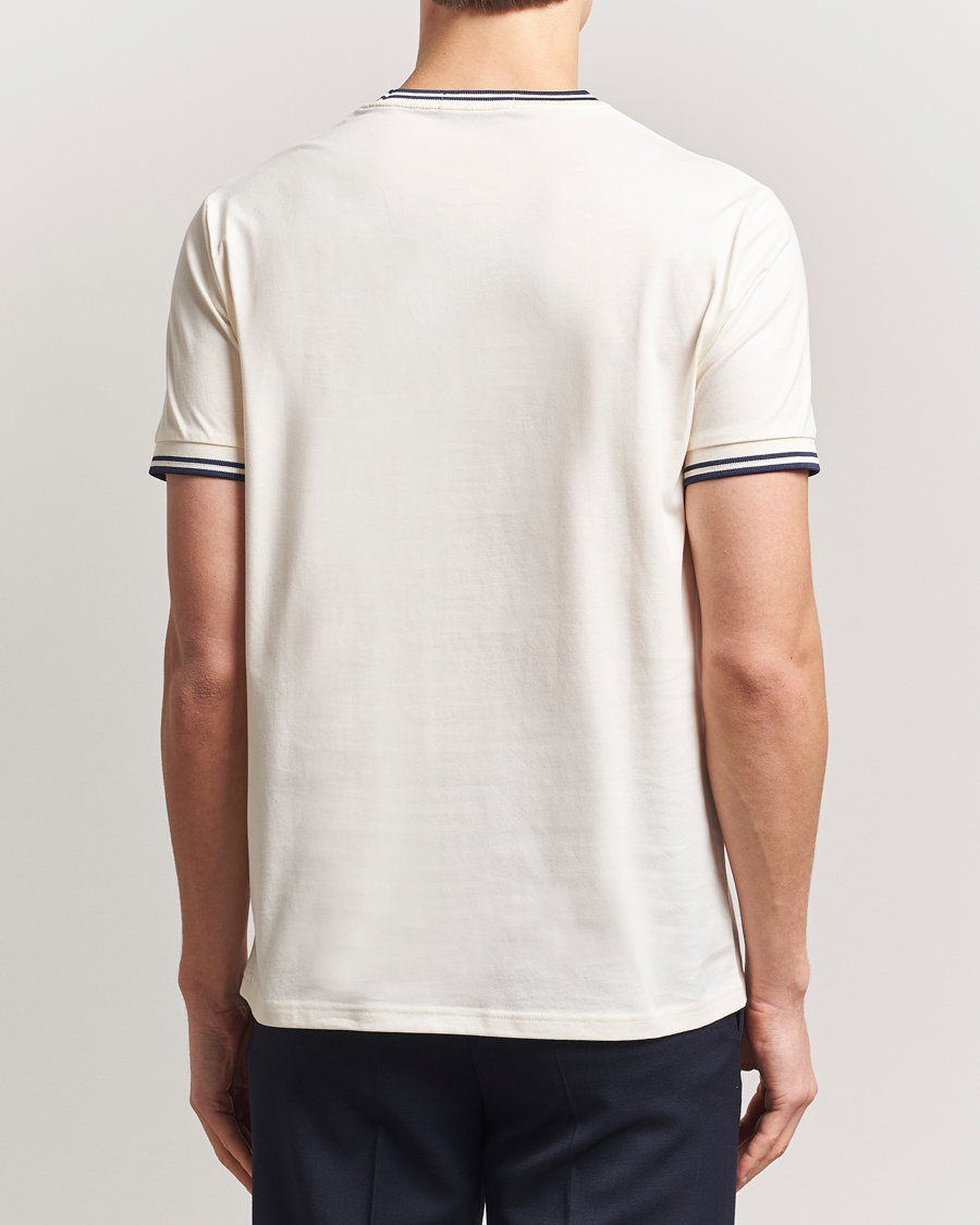 Herre | T-Shirts | Fred Perry | Twin Tipped T-Shirt Ecru
