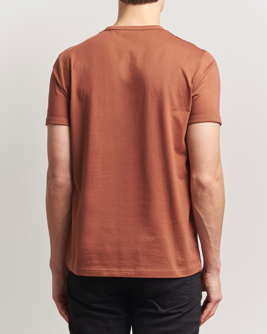 Herre | T-Shirts | Fred Perry | Ringer T-Shirt Cinnamon Brown