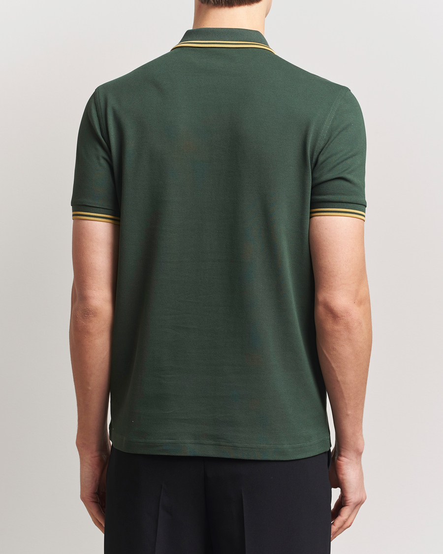 Herre | Pikéer | Fred Perry | Twin Tipped Polo Shirt Court Green
