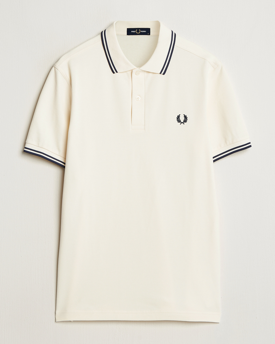 Herre | Pikéer | Fred Perry | Twin Tipped Polo Shirt Ecru