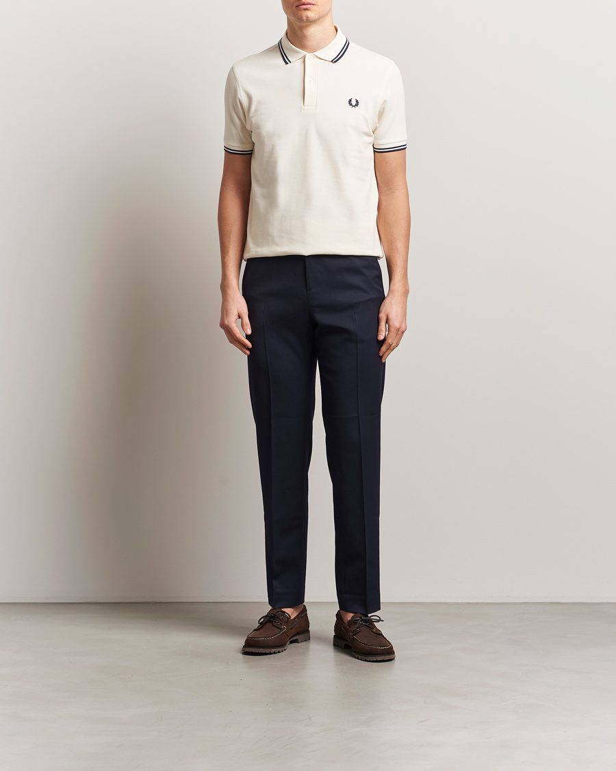 Herre | Pikéer | Fred Perry | Twin Tipped Polo Shirt Ecru
