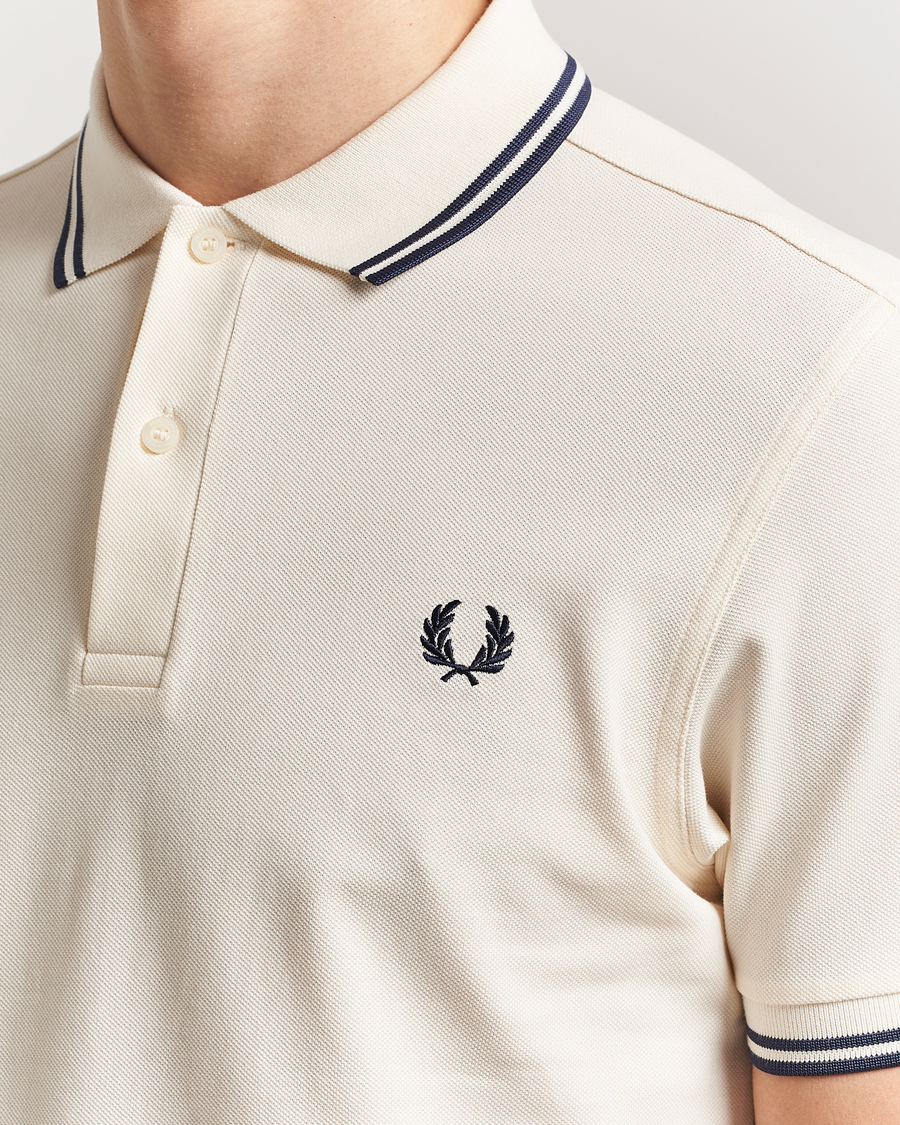 Herre | Pikéer | Fred Perry | Twin Tipped Polo Shirt Ecru