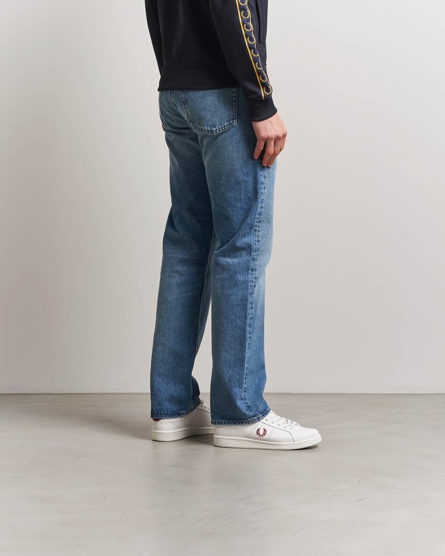 Herre | Sneakers | Fred Perry | B721 Leather Sneaker Snow White/Red