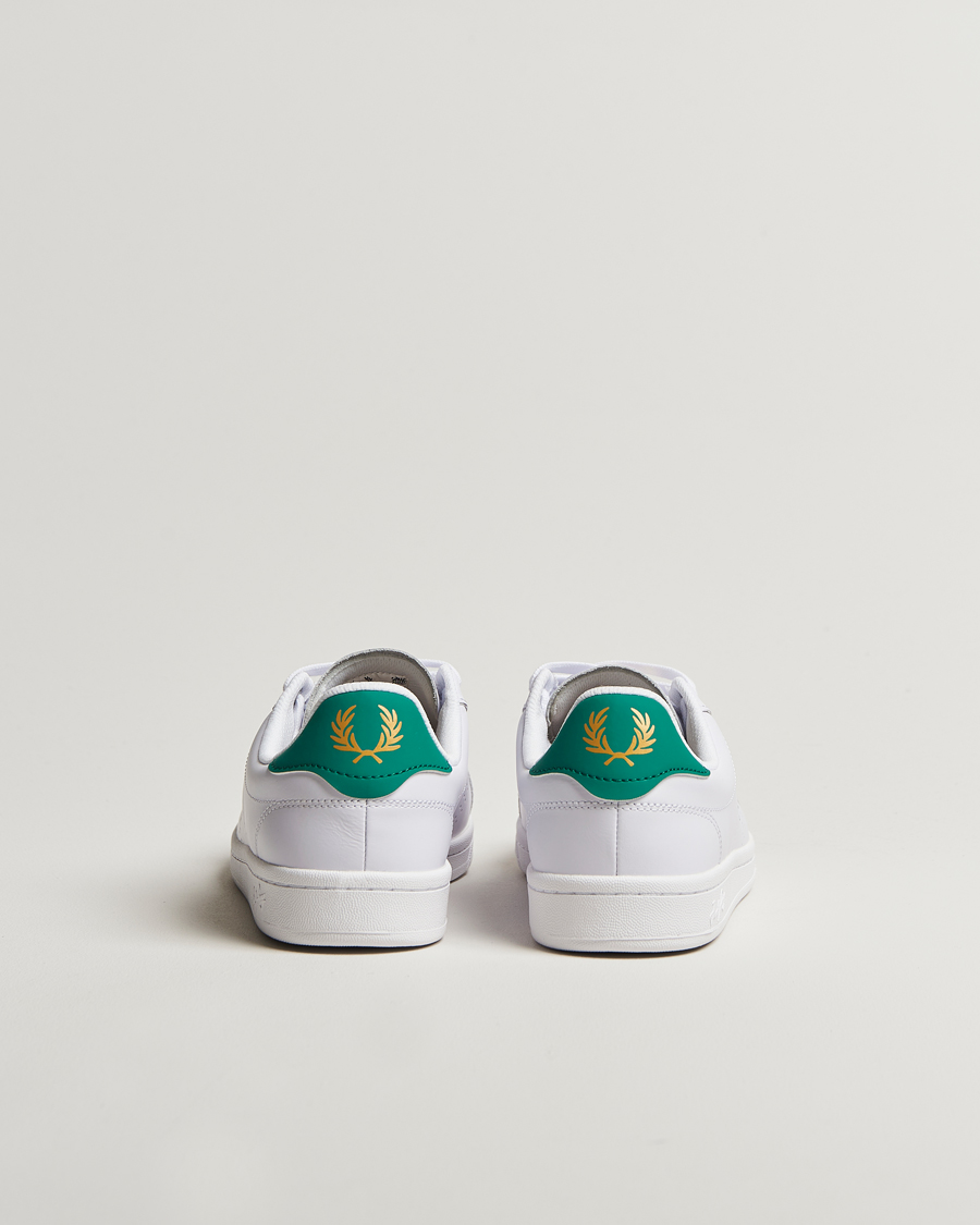Herre | Sneakers | Fred Perry | B721 Leather Sneaker White/Court Green
