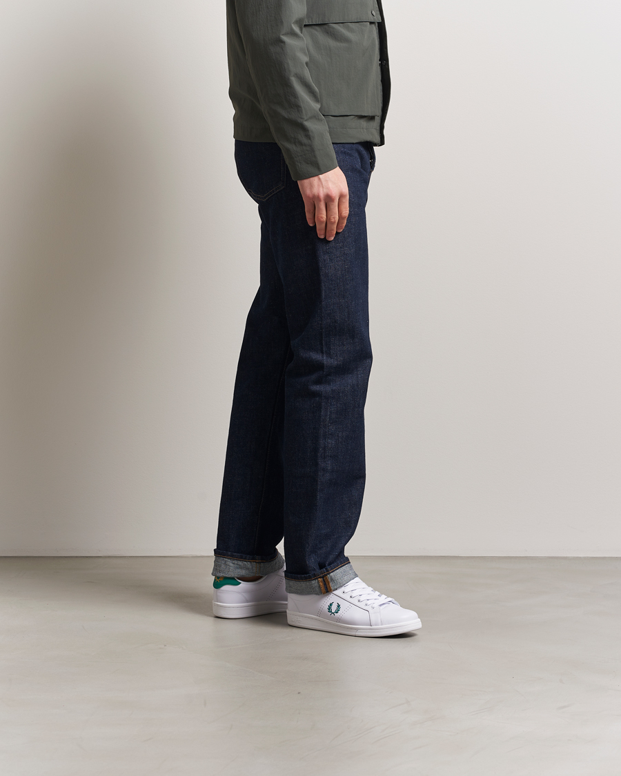 Herre | Sneakers | Fred Perry | B721 Leather Sneaker White/Court Green