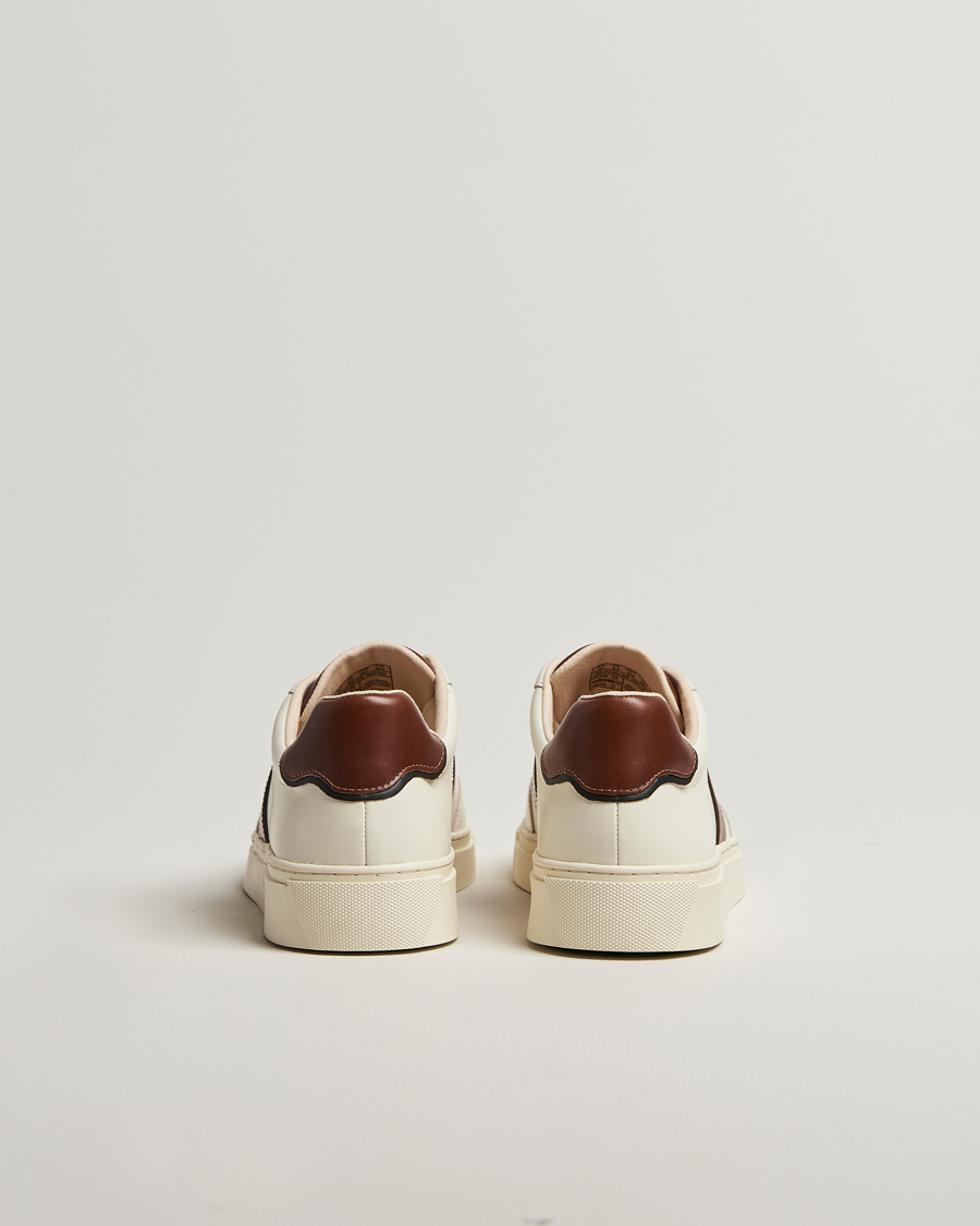 Herre | Sneakers | GANT | Mc Julien Taped Sneaker Off White/Cognac