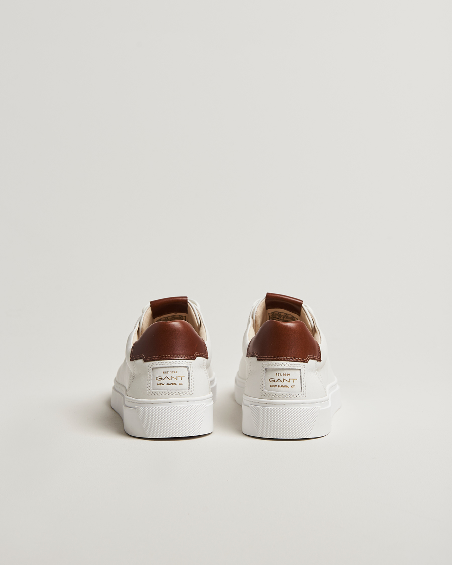 Herre | Sneakers | GANT | Mc Julien Leather Sneaker White/Cognac