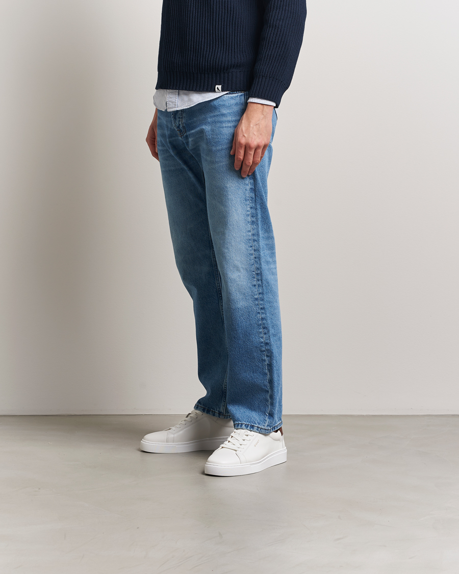 Herre | Sneakers | GANT | Mc Julien Leather Sneaker White/Cognac