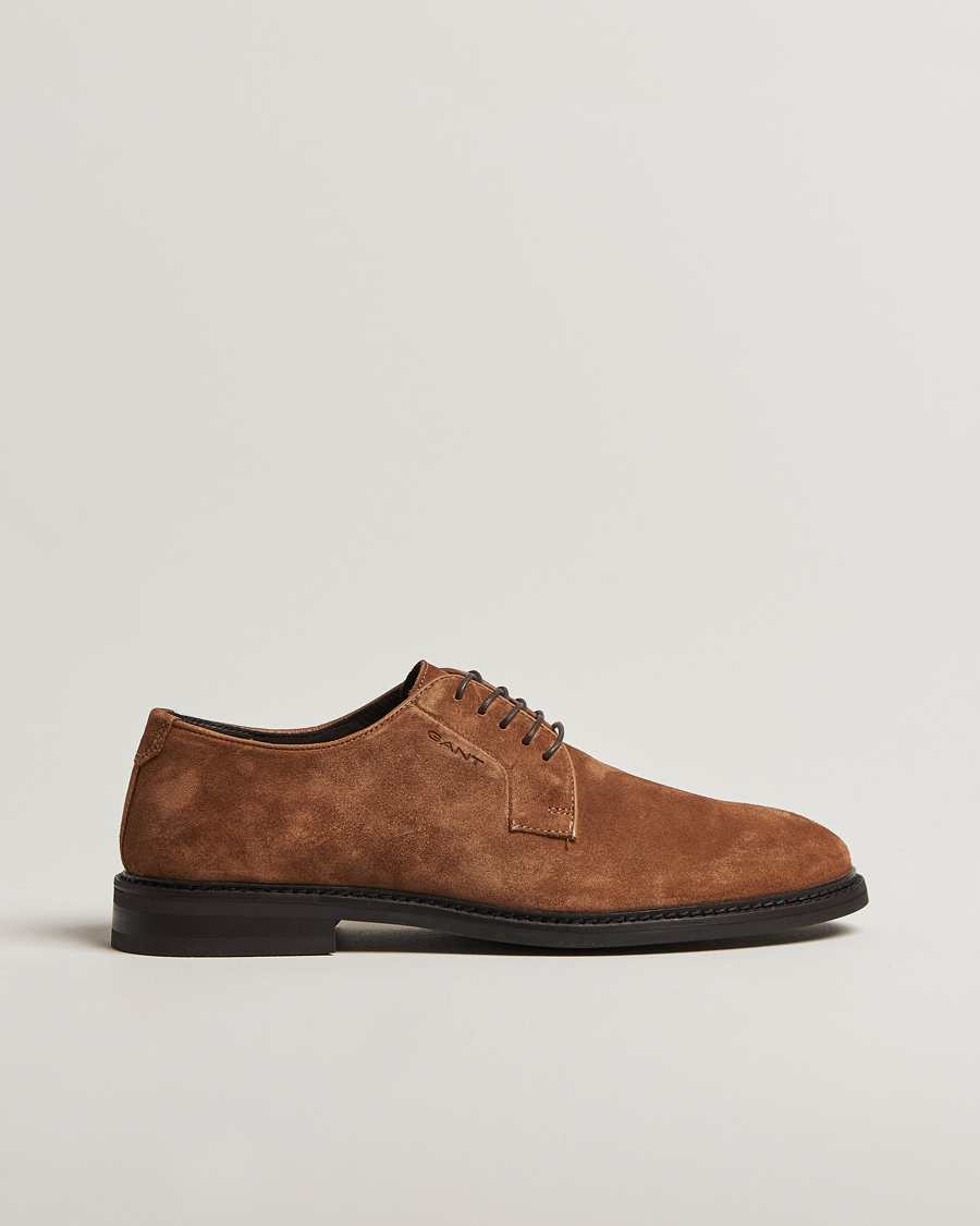 Herre | Derbys | GANT | Bidford Suede Derby Cognac