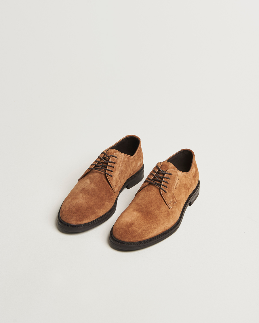 Herre | Derbys | GANT | Bidford Suede Derby Cognac