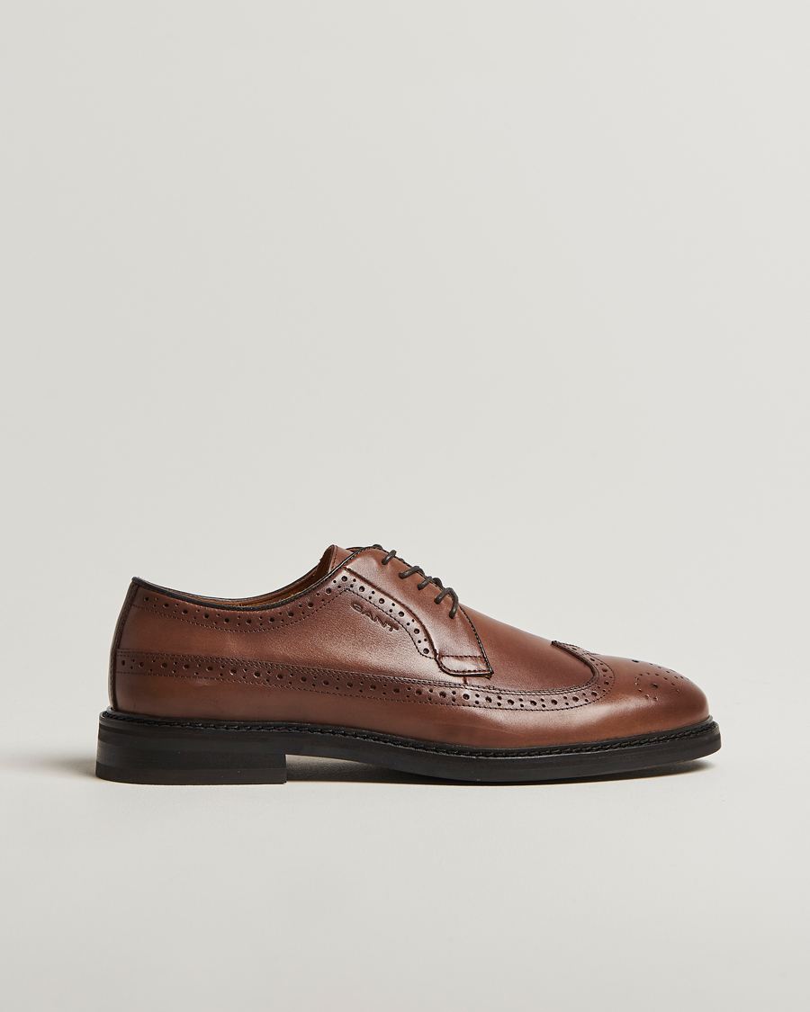 Herre | Brogues | GANT | Bidford Leather Brogues Cognac