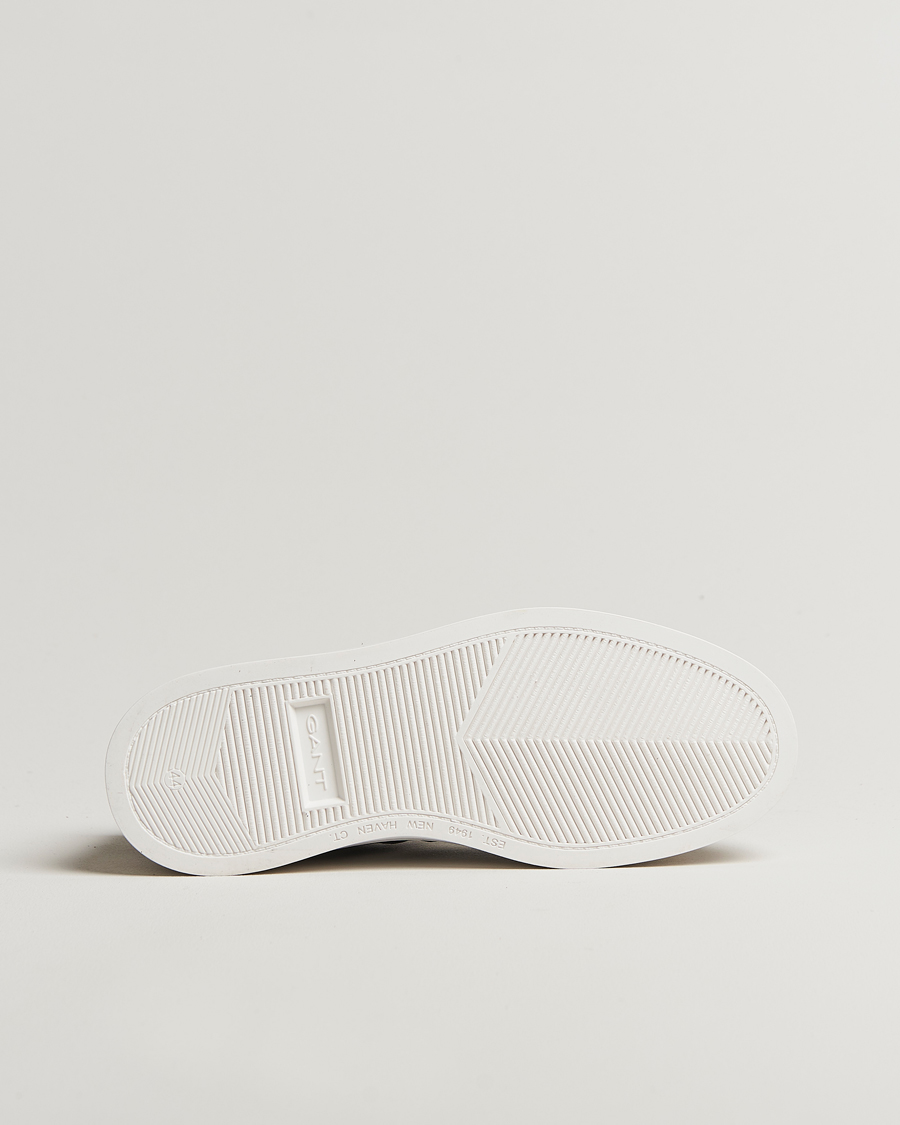 Herre | Sneakers | GANT | Cuzmoon Leather Sneaker White/Marine