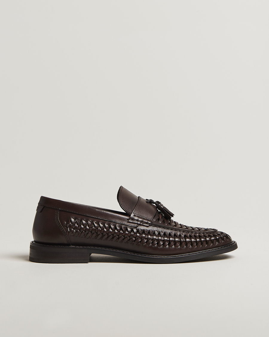 Herre | Loafers | GANT | Lozham Braided Tassle Loafer Dark Brown