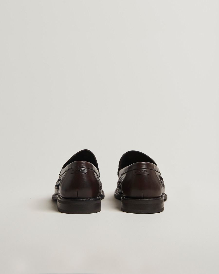 Herre | Loafers | GANT | Lozham Braided Tassle Loafer Dark Brown