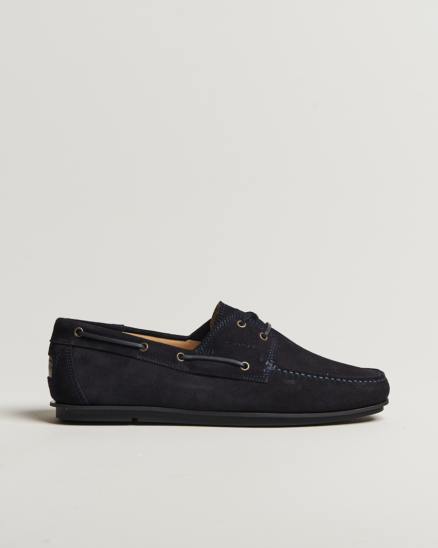 Herre | Seilersko | GANT | Wilmon Suede Moccasin Marine
