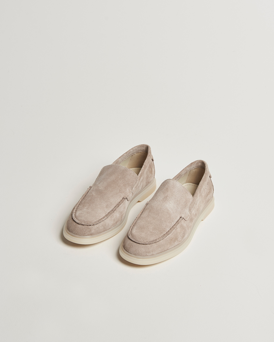 Herre | Loafers | GANT | Boery Suede Loafer Taupe