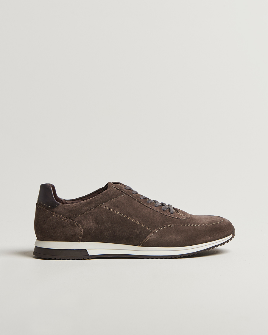 Herre | Sneakers | Loake 1880 | Bannister Running Sneaker Anthracite Suede
