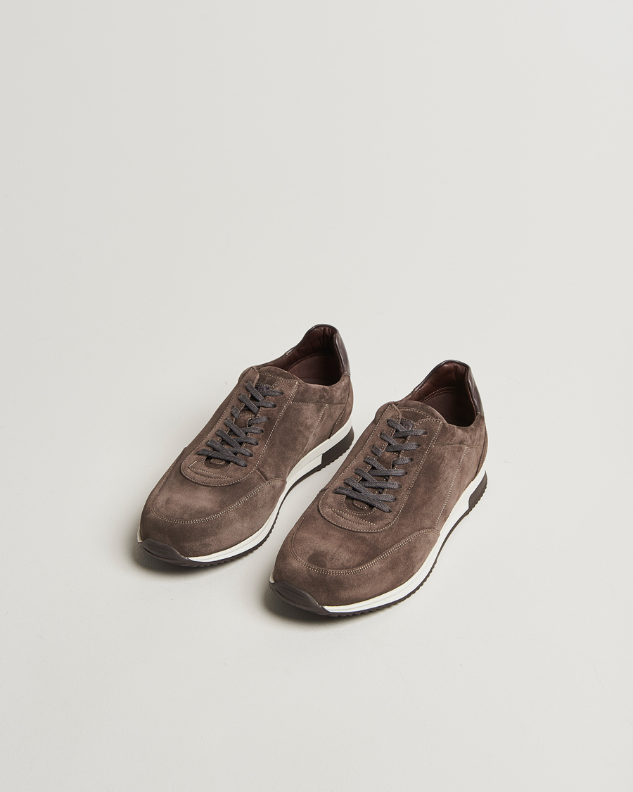 Herre | Sneakers | Loake 1880 | Bannister Running Sneaker Anthracite Suede