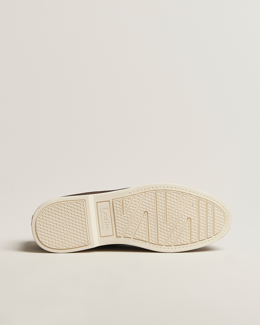 Herre | Loafers | Loake 1880 | Sardinia Suede Boat Shoe Loafers Anthracite
