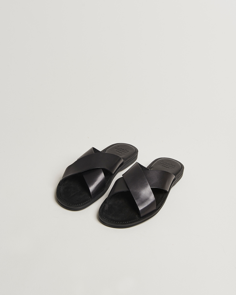 Herre | Sandaler og tøfler | Loake 1880 | Gozo Leather Sandal Black