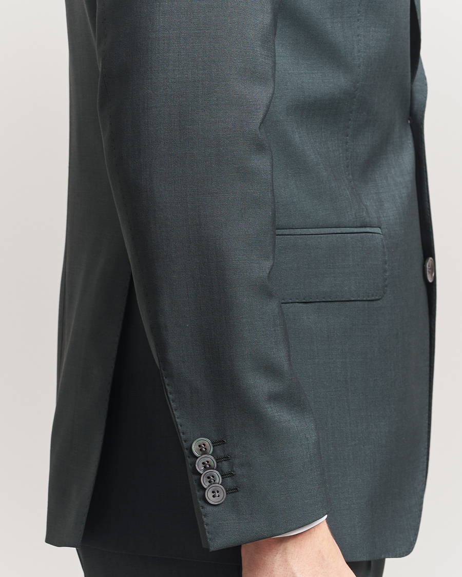Herre | Dressjakker | Oscar Jacobson | Fogerty Wool/Mohair Suit Blazer Green