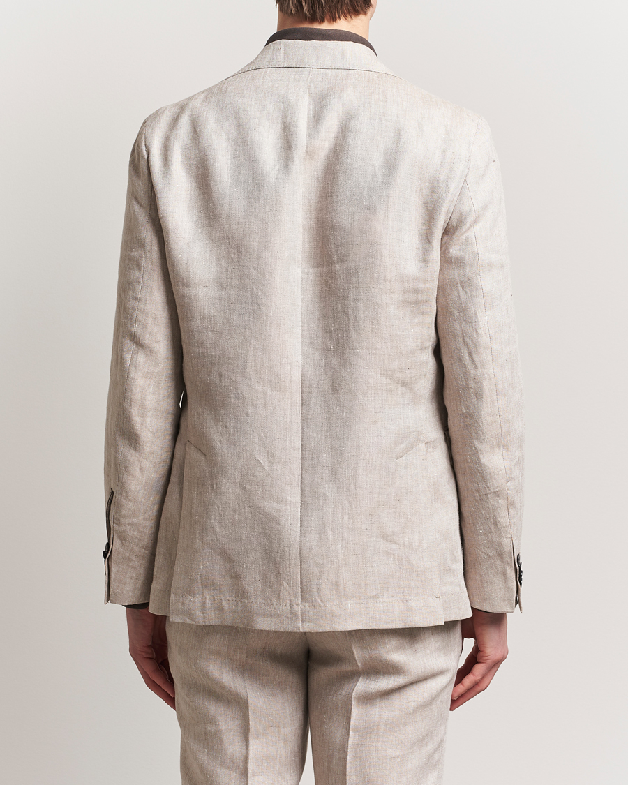 Herre | Dressjakker | Oscar Jacobson | Ferry Soft Linen Blazer Beige