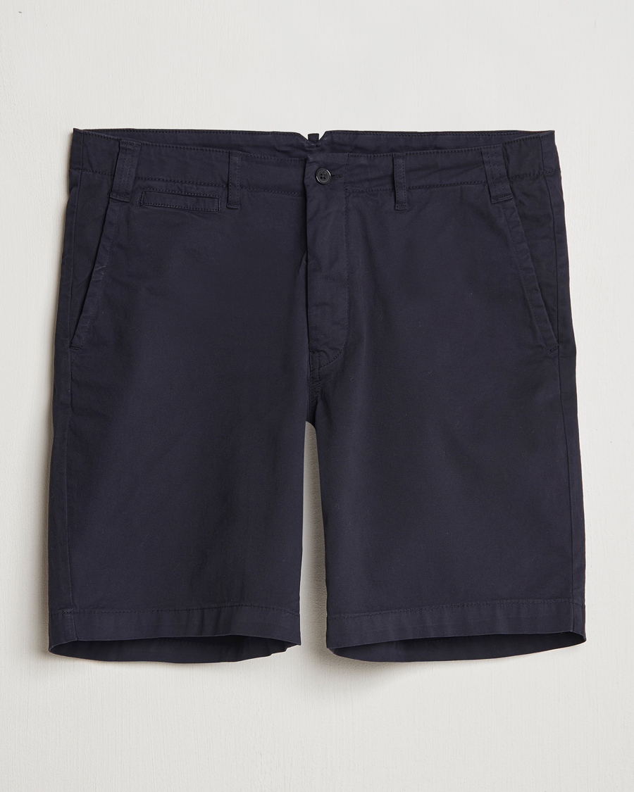Herre | Shorts | Oscar Jacobson | Poggio Cotton Shorts Navy