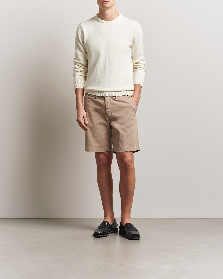Herre | Shorts | Oscar Jacobson | Poggio Cotton Shorts Beige