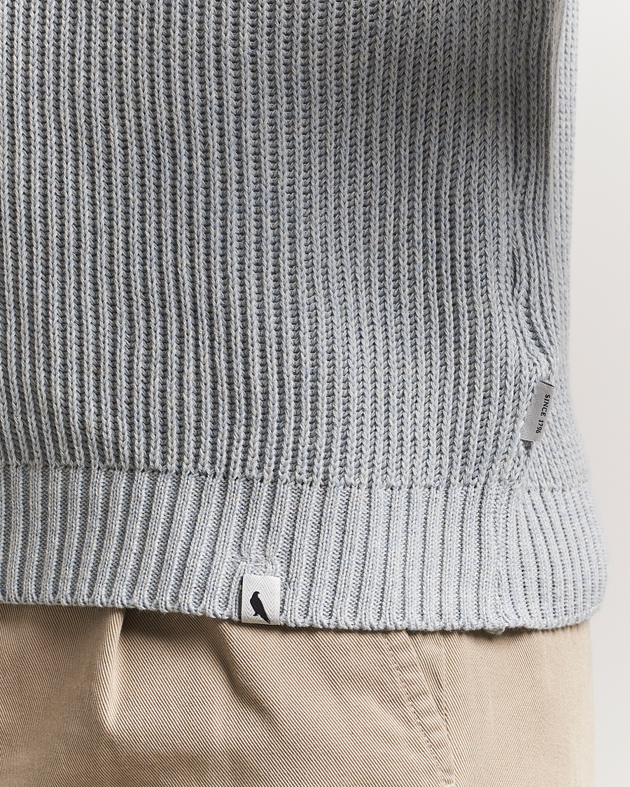 Herre | Gensere | Peregrine | Harry Organic Cotton Sweater Washed Denim