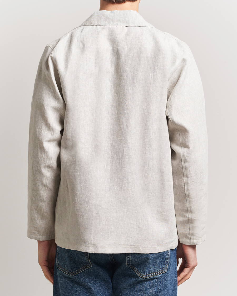 Herre | Skjorter | Peregrine | Grange Linen Shacket Natural