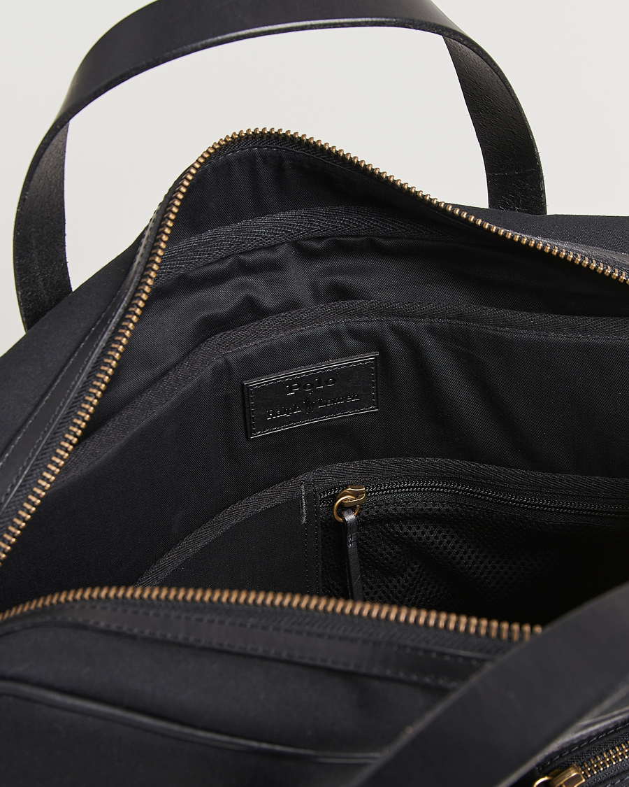 Herre | Vesker | Polo Ralph Lauren | Commuter Canvas Messenger Bag Black