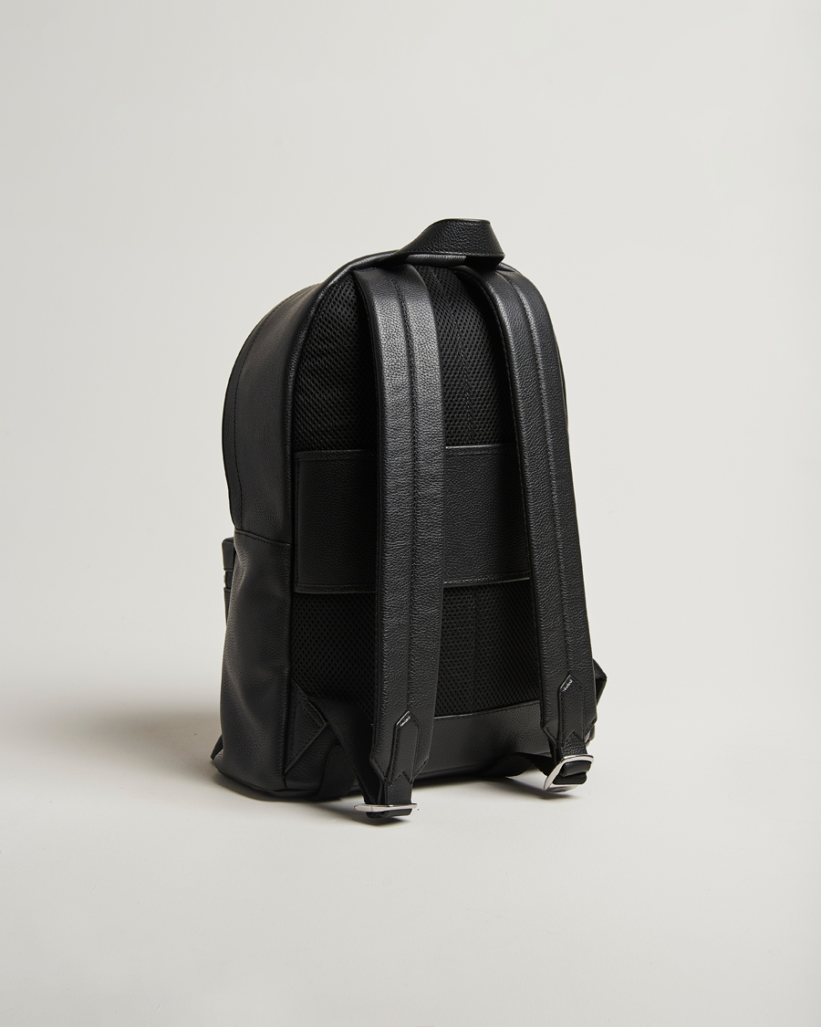 Herre | Vesker | Polo Ralph Lauren | Backpack Pebble Leather Black