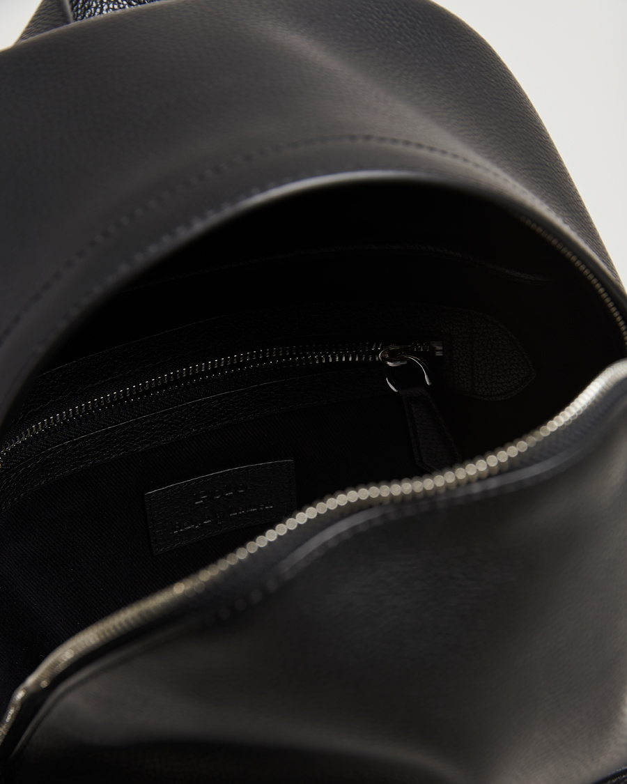 Herre | Vesker | Polo Ralph Lauren | Backpack Pebble Leather Black