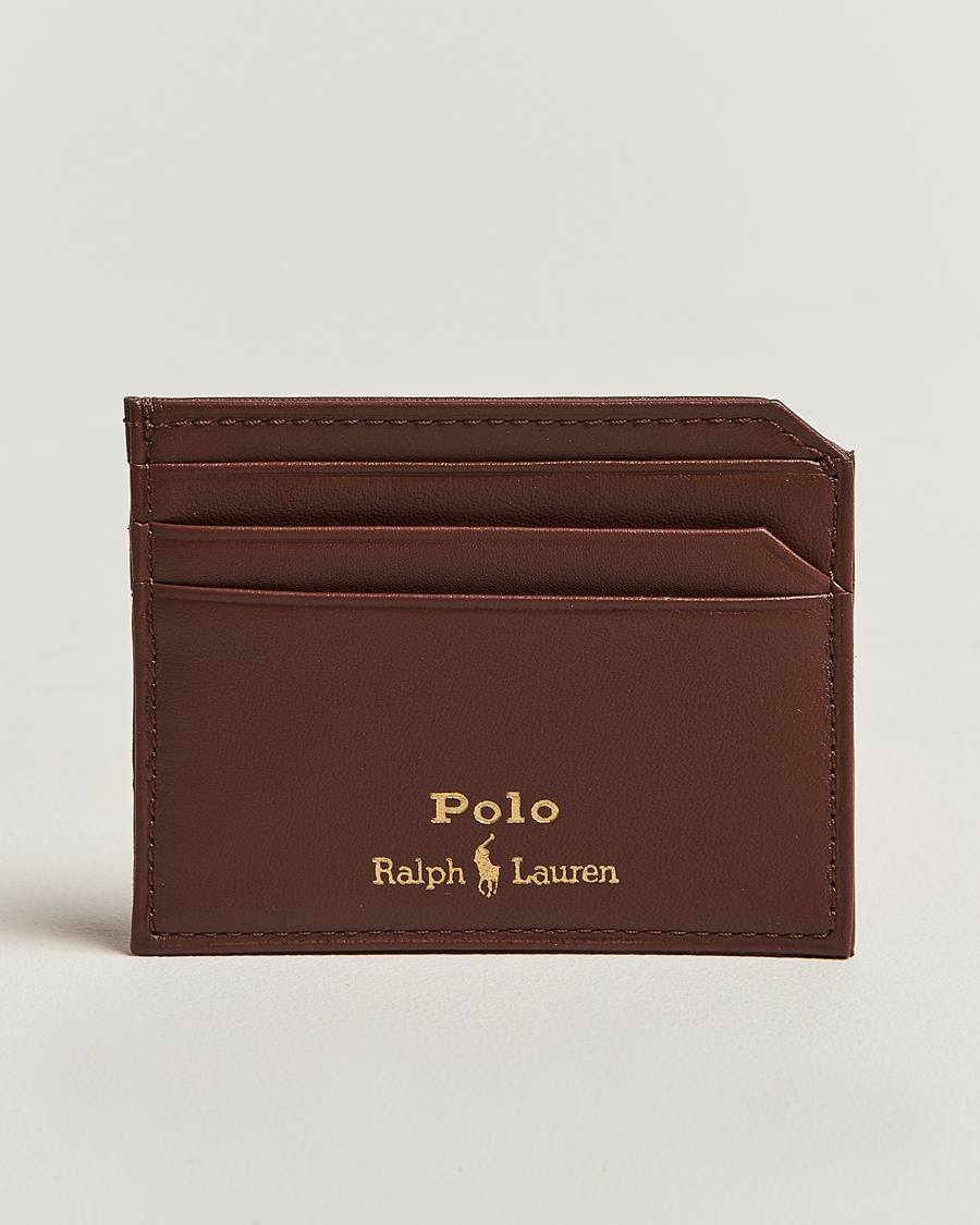 Herre | Lommebøker | Polo Ralph Lauren | Polo Ralph LaurenSmooth Leather Card CaseSaddle